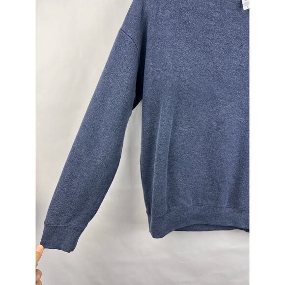 Athleta Sweatshirt Blue TENCEL Cotton Modal Spandex Pullover Relaxed Fit Cozy - Picture 4 of 11